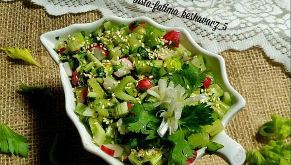 عکس سالاد کرفس