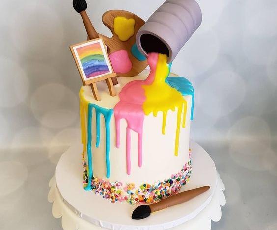 عکس کیک تولد دخترانه کیوت