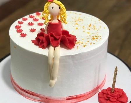 عکس کیک تولد دخترانه کوچولو