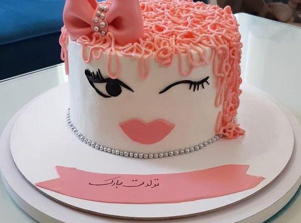 عکس کیک تولد دختر گلم تولدت مبارک