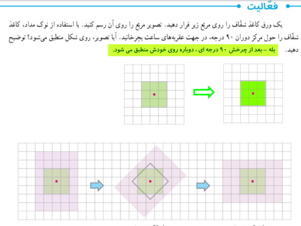 عکس کتاب ریاضی ششم