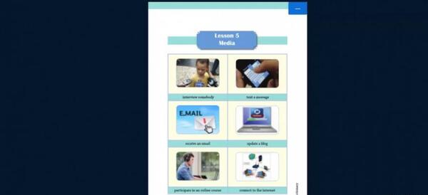 عکس کتاب زبان نهم