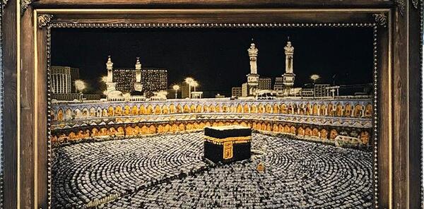 عکس کعبه تابلو فرش