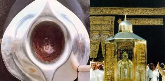 عکس سنگ حجرالاسود کعبه