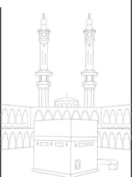 عکس نقاشی کعبه ی خدا