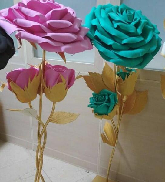 عکس گل رز فومی