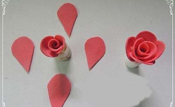عکس گل رز فومی