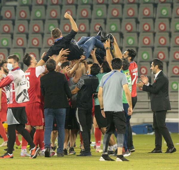 عکس گریه بازیکنان پرسپولیس