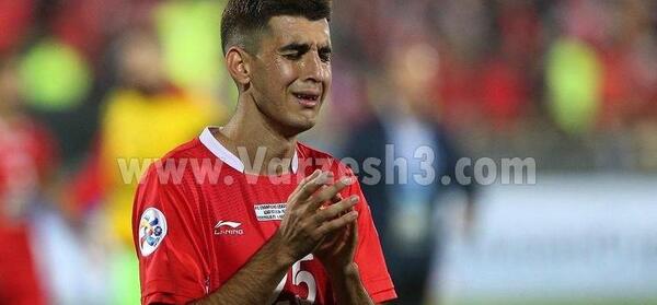 عکس گریه بازیکنان پرسپولیس