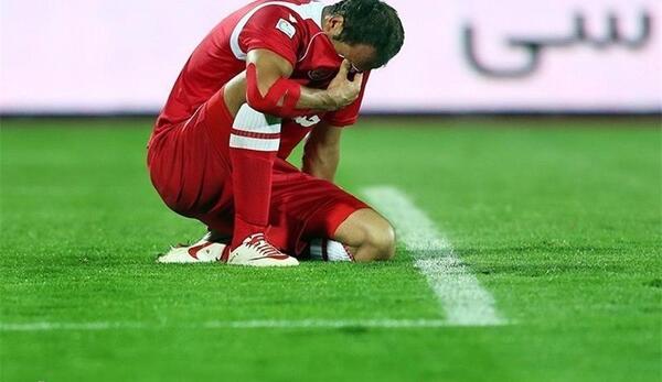 عکس گریه بازیکنان پرسپولیس