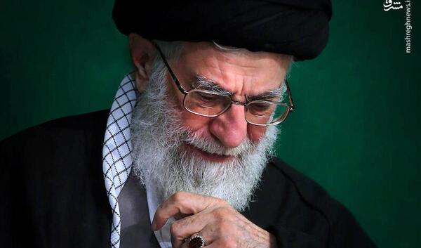 عکس گریه رهبر