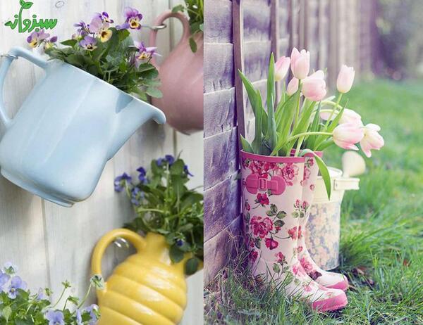 عکس گل های زیبا در باغچه