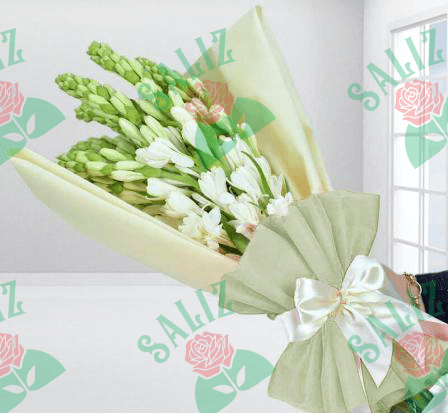 عکس گل مریم تزیین شده