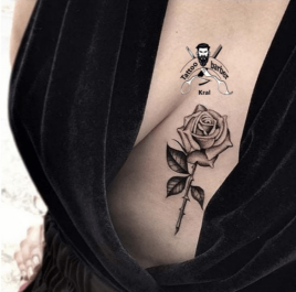 عکس گل لاله برای تاتو