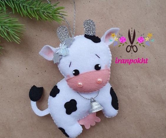 عکس گاو پارچه ای