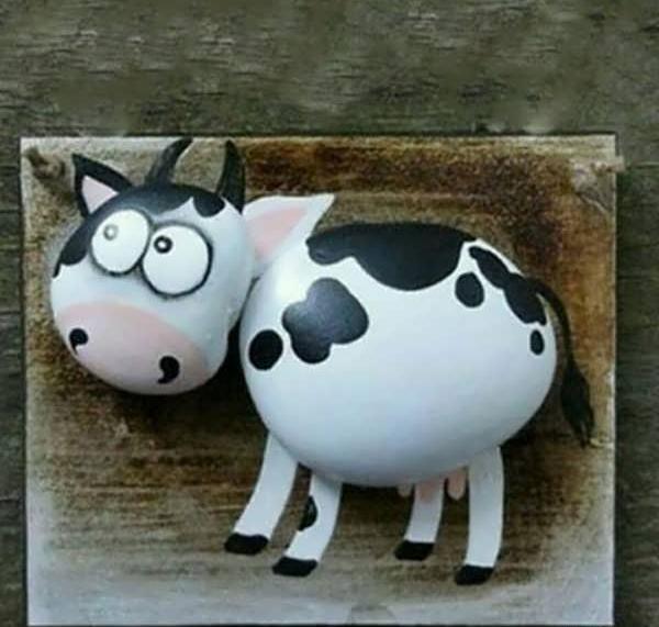 عکس گاو پارچه ای