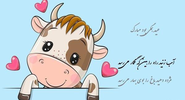 عکس گاو عید نوروز