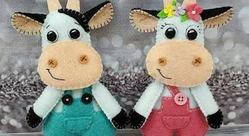 عکس گاو عروسکی برای سفره هفت سین
