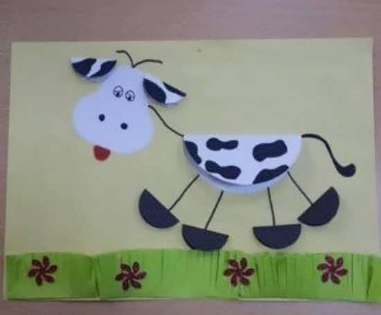 عکس گاو کاغذی