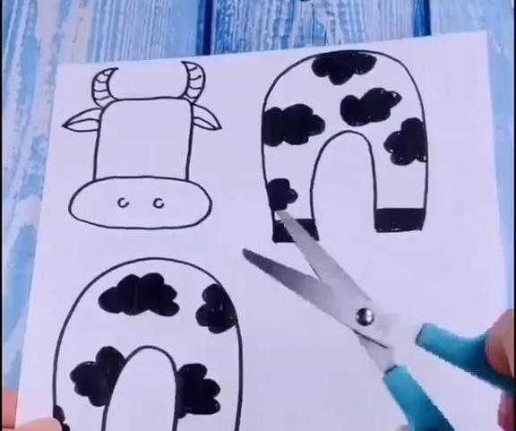 عکس گاو کاغذی
