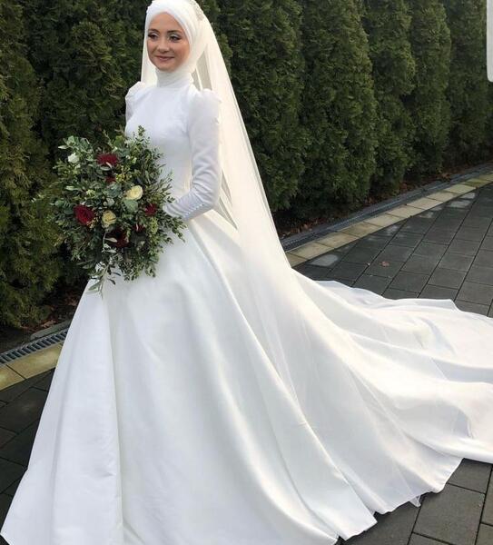 عکس لباس عروس با حجاب