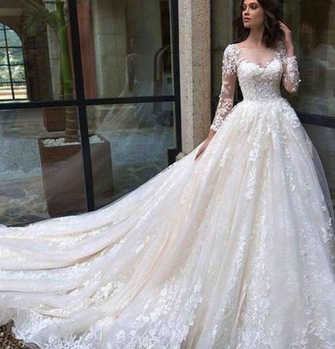 عکس لباس عروس بلند