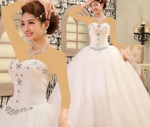 عکس لباس عروس دکلته