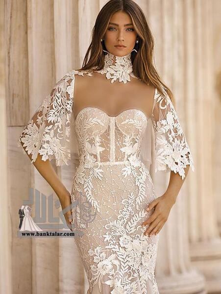عکس لباس عروس دکلته