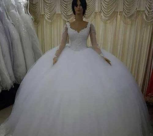 عکس لباس عروس دنباله دار