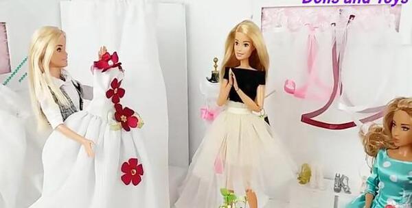 عکس لباس عروس عروسک باربی