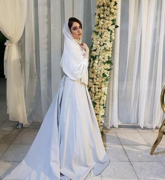 عکس هانیه غلامی در لباس عروس