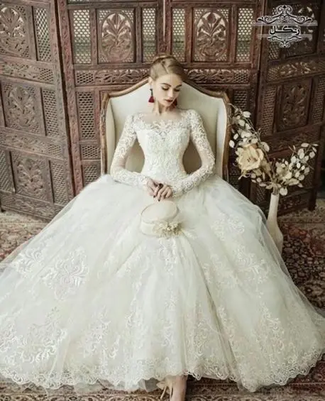عکس لباس عروس گیپور