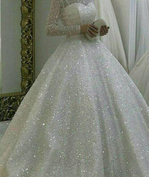 عکس لباس عروس لمه ای