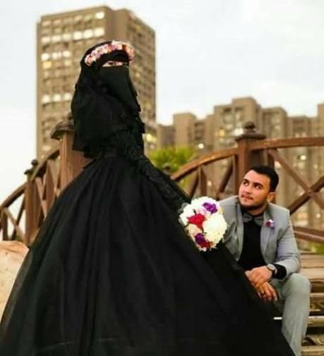 عکس لباس عروس مشکی