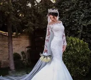 عکس لباس عروس مدل ماهی