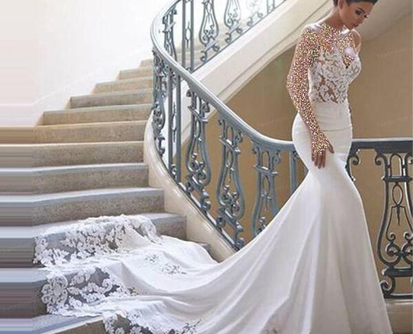 عکس لباس عروس مدل ماهی