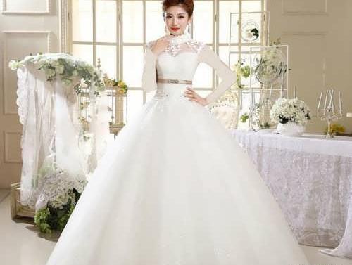 عکس لباس عروس یقه پرنسسی