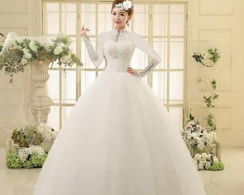عکس لباس عروس یقه پرنسسی