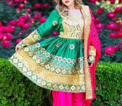 عکس لباس شراره افغانی