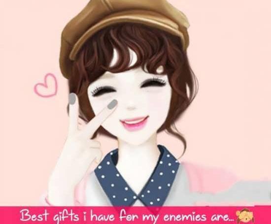 عکس لبخند دختر فانتزی