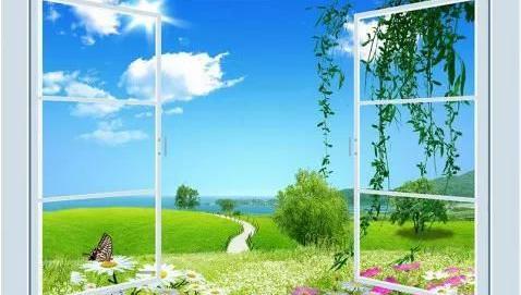 عکس منظره پشت پنجره