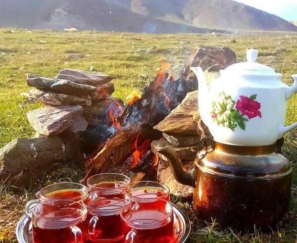 عکس منظره چای