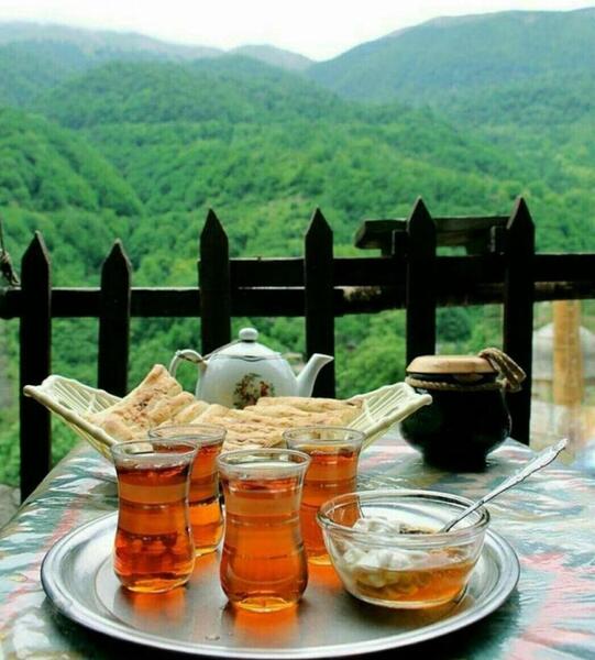عکس منظره چای