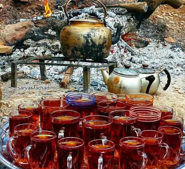 عکس منظره چای