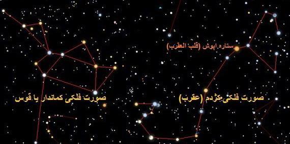 عکس ماه قمر در عقرب