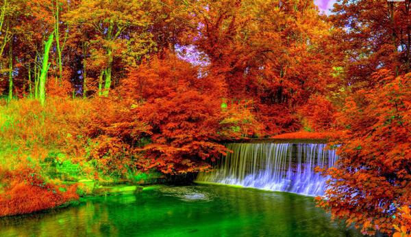 عکس منظره ی زیبای پاییزی