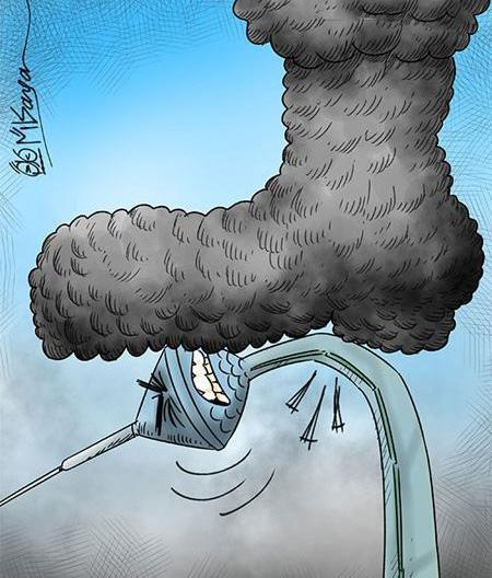 عکس مفهومی آلودگی هوا