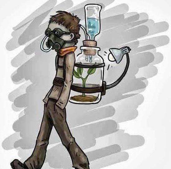 عکس مفهومی آلودگی هوا