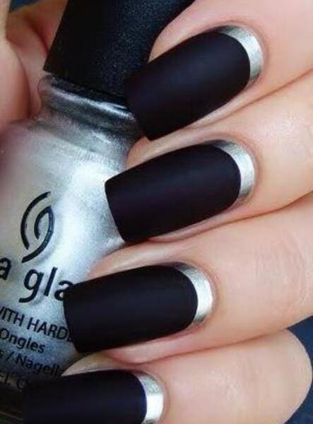 عکس لاک مشکی مات