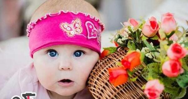 عکس های نوزاد دختر بامزه